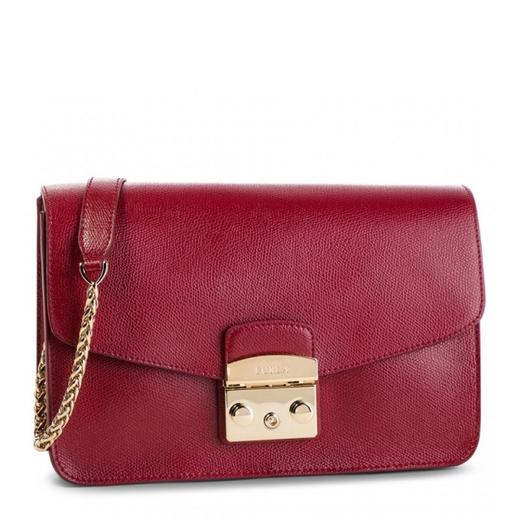 【香港直邮】QH Furla 芙拉 女士红色小牛皮单肩包挎包 986515 商品图0