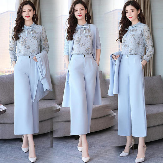 XP-XZYHC933新款显瘦修身百搭优雅套装 商品图1