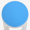 华恺之星 凳子休闲椅子 小板凳子圆凳 加厚塑料凳子 蓝色 商品缩略图3