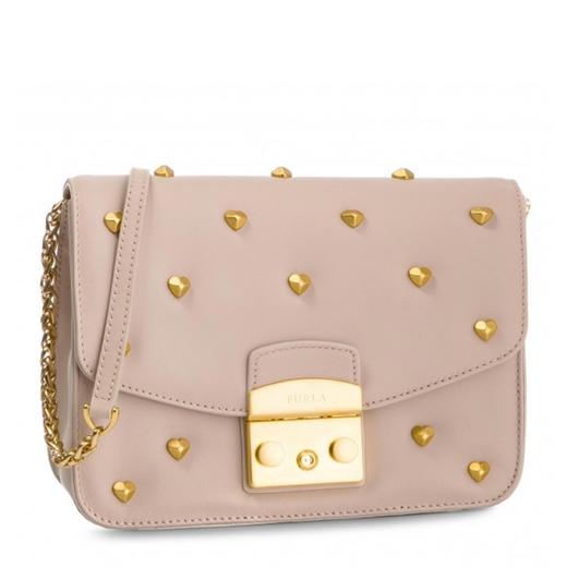 【香港直邮】Furla 芙拉 女士米色单肩包 1000639 商品图0