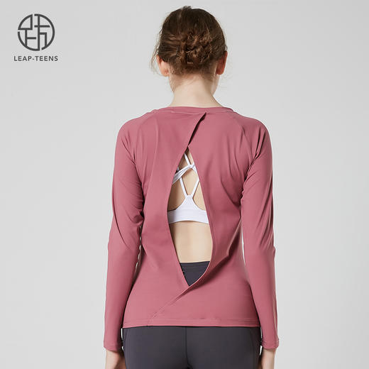 【100元任选4件】跃牌瑜伽长袖51862 (无胸垫)（清仓产品，收货7天内支持调换、不退款） 商品图1