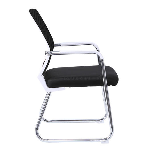 中伟电脑椅会议桌办公椅家用网布椅子-黑色 商品图1