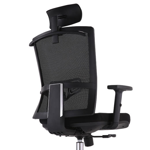 中伟电脑椅办公椅子人体工学椅家用转椅网椅时尚座椅休闲椅子黑色网背 商品图3