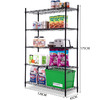 美之高  置物架金属家用收纳架仓储货架展示架重型仓储置物架货架家用五层货架 45*120*175cm 商品缩略图5