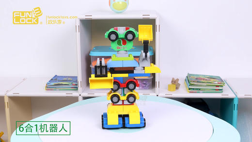 百变小车造型㉑：6合1机器人 （不发货勿拍） 商品图0