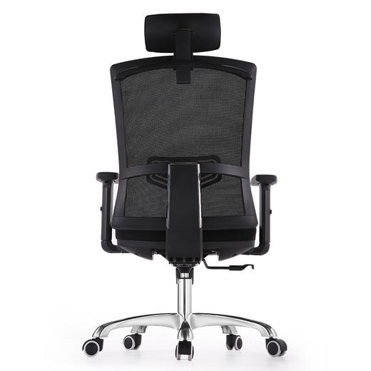 中伟电脑椅办公椅子人体工学椅家用转椅网椅时尚座椅休闲椅子黑色网背 商品图2