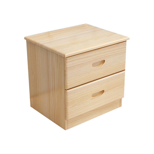 【会员价：390.26】中伟经济型床头柜简约现代简易储物柜组装实木迷你卧室床边储物柜450*450*350 商品图2