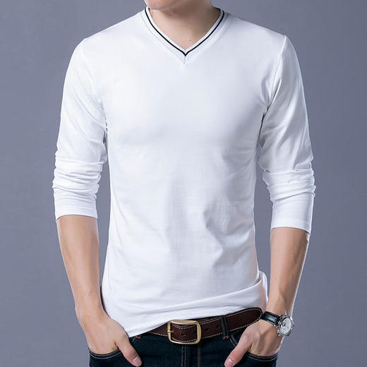 DDZ-XL8812新款2019男宽松圆领长袖t恤 商品图1