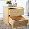 【会员价：390.26】中伟经济型床头柜简约现代简易储物柜组装实木迷你卧室床边储物柜450*450*350 商品缩略图1