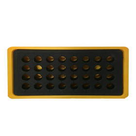 中伟化学品防渗漏托盘卡板油桶防漏托盘聚乙烯化学品接油盘盛漏平台两桶装1300*660*150mm