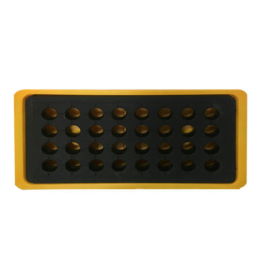 中伟化学品防渗漏托盘卡板油桶防漏托盘聚乙烯化学品接油盘盛漏平台两桶装1300*660*150mm 商品图0