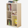 雅美乐书柜书架 简易板式书柜储物收纳柜子 五格暖白色Y3281 商品缩略图3