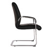 中伟电脑椅会议椅家用弓形脚办公椅子洽谈椅会客椅加厚钢架款-黑色 商品缩略图2
