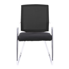 中伟电脑椅会议桌办公椅家用网布椅子-黑色