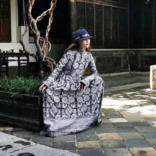 大乐之野印花连衣裙 |  杨老师同款 | 现货加急发 商品图1