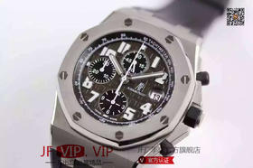 JF爱彼，型号：26170ST.OO.1000ST.09系列：皇家橡树离岸型，ASIA7750自动机械,男士，密底，动力储备60小时，表径42毫米