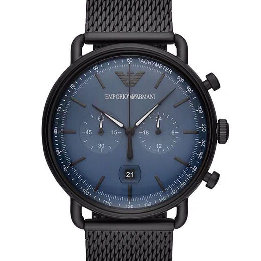 阿玛尼EA 飞行员Aviator系列石英男表AR11201 保真全国联保 商品图4