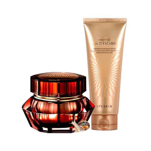 (买1送1)伊思 红参蜗牛面霜60ml 晶钻蜗牛洗面乳