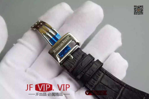 TF爱彼皇家橡树系列 真陀飞轮，手动陀飞轮。正品开模，蓝宝石双面，原装扣。精钢外壳，透底，男表，小牛皮表带！ 商品图6