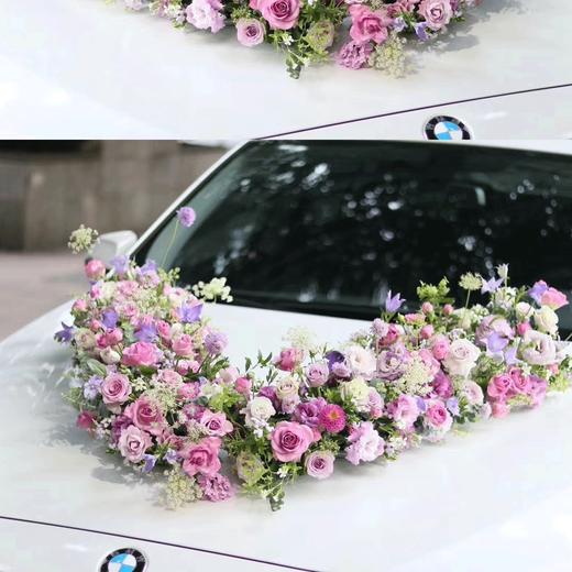 梦幻浅紫色婚车 商品图0