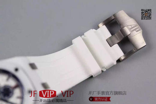 JF爱彼AP Royal Oak。陶瓷圈口，精钢外壳，原版开模3126全自动机械机芯，透底，男士，硅胶防水表带 商品图8