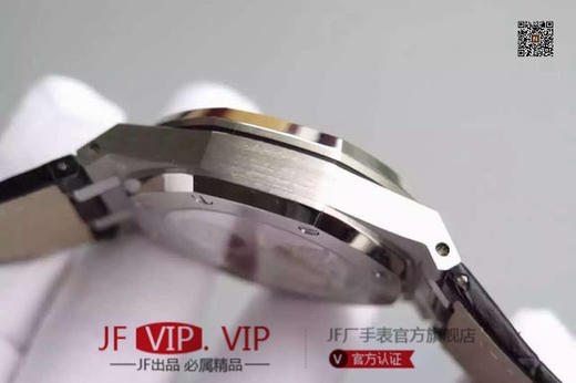 TF爱彼皇家橡树系列 真陀飞轮，手动陀飞轮。正品开模，蓝宝石双面，原装扣。精钢外壳，透底，男表，小牛皮表带！ 商品图5