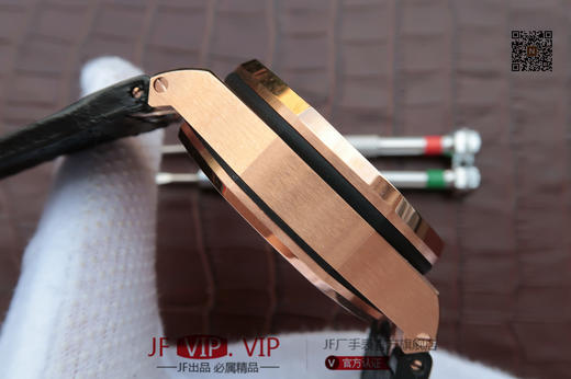 JF爱彼26470st 土豪玫瑰金 搭载复刻原版3126机芯 1比1超级复刻透底，镀18K玫瑰金进口牛皮表带，全功能霸气男士手表 商品图4