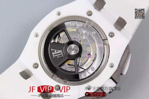 JF爱彼AP Royal Oak。陶瓷圈口，精钢外壳，原版开模3126全自动机械机芯，透底，男士，硅胶防水表带 商品图6