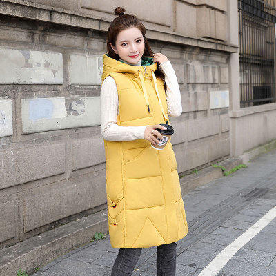 XN  CPYY998B9   时尚百搭中长款无袖棉服马夹外套 商品图0