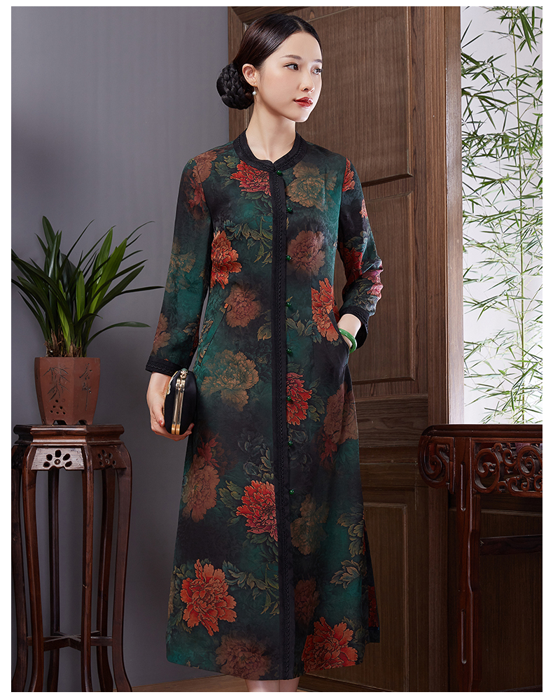 e19489玺玥香云纱唐装外套