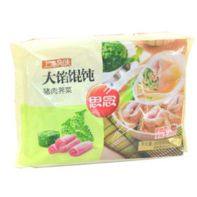 思念荠菜猪肉味上海大馅馄饨500g