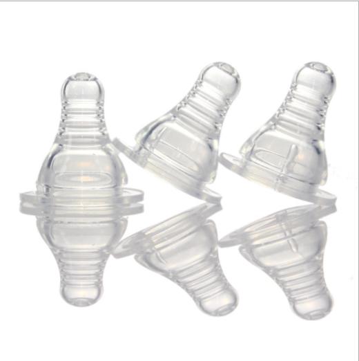 【婴儿用品】 婴儿宝宝母乳实感奶嘴 硅胶宽口奶嘴80个桶装 商品图3