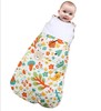 【婴儿睡袋】婴儿睡袋女 连体衣抱毯 无袖防踢被 婴儿加棉背心式睡袋 商品缩略图1