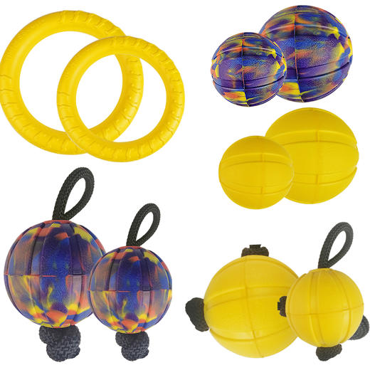 莱克EVA宠物玩具  狗狗耐啃咬玩具球马犬边牧泰迪训狗磨牙球互动练犬弹力球 商品图4