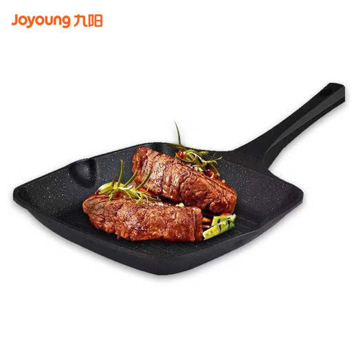 【牛排煎锅】Joyoung/九阳JLW2453D麦饭石煎锅无油烟不粘燃磁通用 商品图0