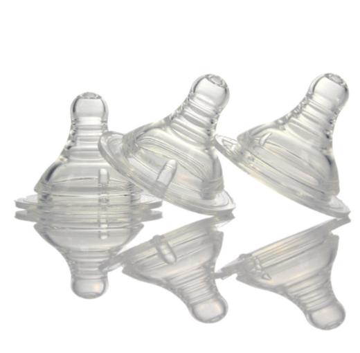 【婴儿用品】 婴儿宝宝母乳实感奶嘴 硅胶宽口奶嘴80个桶装 商品图2