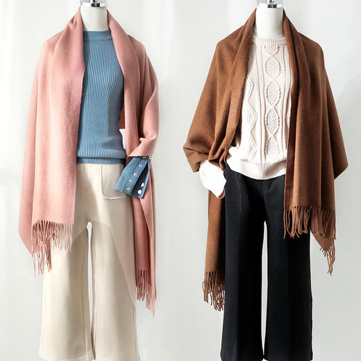 CD-SSS128秋季新款羊毛围巾 商品图3