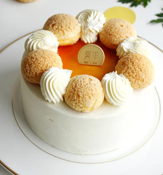 焦糖香蕉泡芙蛋糕