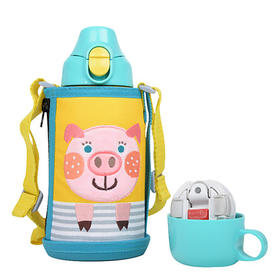 【海外直邮】TIGER/虎牌 不锈钢双盖保温杯 600ml