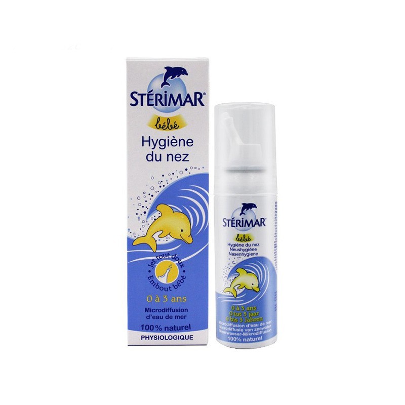 STERIMAR/舒德尔玛 小海豚洗鼻水/鼻喷 0-3岁 100ML保税JPY带授权招加盟代理