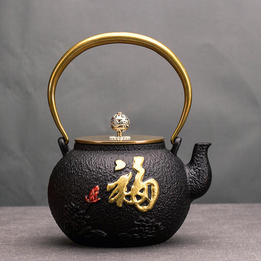 喜上眉梢铁壶茶壶居家日用铁壶铸铁壶生铁壶餐饮茶具 商品图1