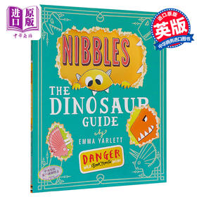 【中商原版】啃书小黄怪尼宝 恐龙指南 英文原版 Nibbles The Dinosaur Guide 趣味故事绘本 翻翻游戏书 3-6岁