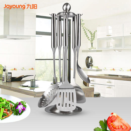 【不锈钢厨具】Joyoung/九阳T0206G全钢铲勺六件套 烹饪工具 商品图0