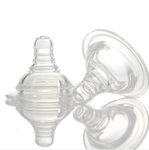 【婴儿用品】 婴儿宝宝母乳实感奶嘴 硅胶宽口奶嘴80个桶装 商品图1