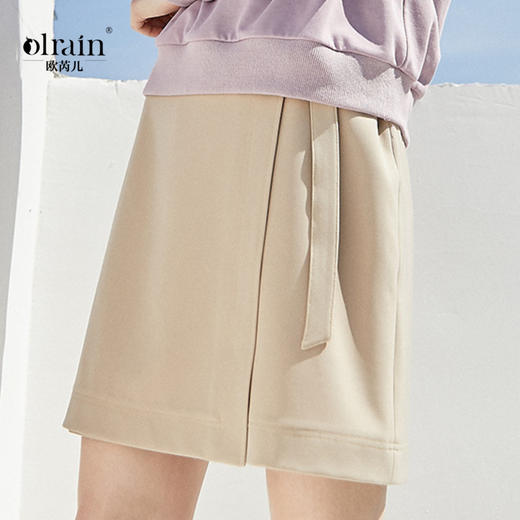 欧芮儿新款裙子半身裙女很仙法国小众a字短裙包臀裙 商品图0