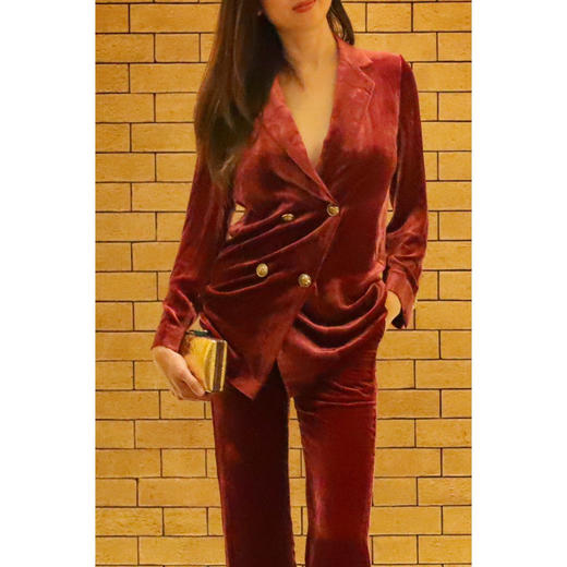 CG｜Velvet Suit Jacket [丝绒西装外套] 商品图5