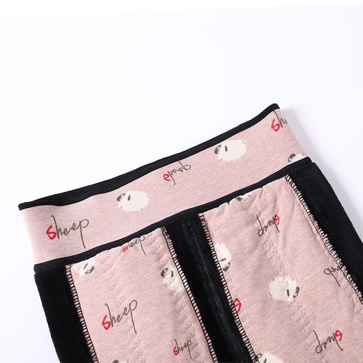 DF-107冬季蚕丝护膝保暖裤女士护腰打底裤 商品图4