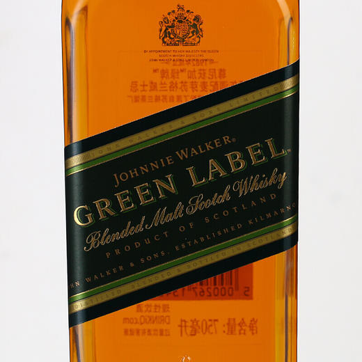 尊尼获加绿牌绿方15年威士忌750ml/1瓶/2瓶 商品图1