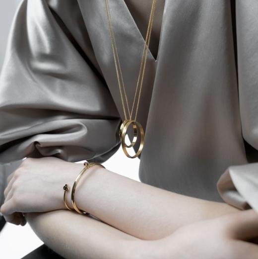 北京仓｜Skultuna-key-抛光金色 钥匙 手镯［瑞典设计师］ 商品图3