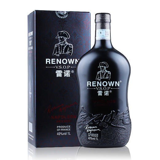 法国原酒进口雷诺拿破仑白兰地黑珍珠vsop珍藏版1000ml礼盒装 商品图0